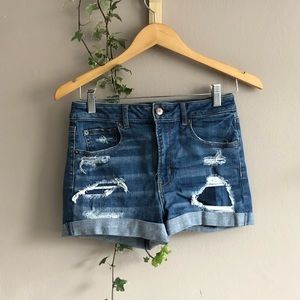 Denim shorts